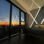 Hanza Tower - Scandia Apartment, 16 Floor, Sunset View